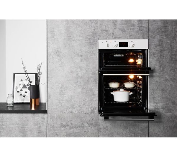 HOTPOINT Class 2 DD2 540 Electric Double Oven - White