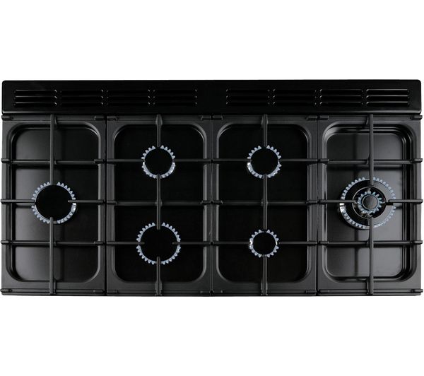RANGEMASTER Professional+ 110 Dual Fuel Range Cooker - Stainless Steel & Chrome