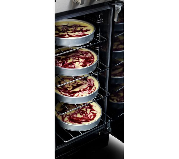 RANGEMASTER Professional Deluxe 100 Dual Fuel Range Cooker - Stainless Steel & Chrome