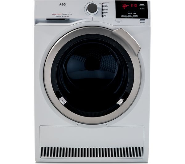 AEG ProSense T6DBG822N Condenser Tumble Dryer - White
