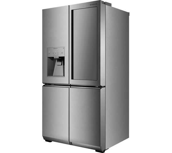 LG SIGNATURE InstaView LSR100 Smart 60 40 Fridge Freezer - Stainless Steel