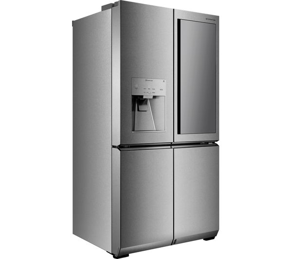 LG SIGNATURE InstaView LSR100 Smart 60 40 Fridge Freezer - Stainless Steel