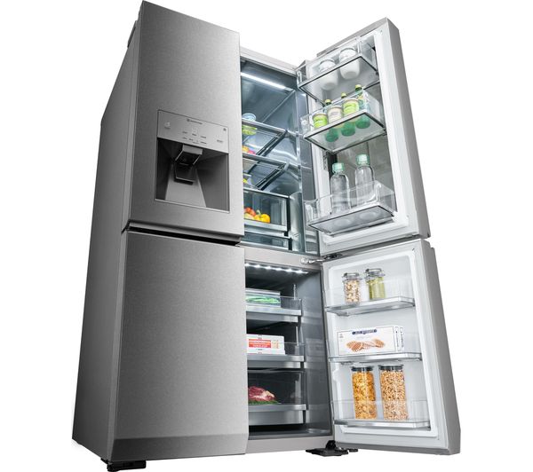 LG SIGNATURE InstaView LSR100 Smart 60 40 Fridge Freezer - Stainless Steel