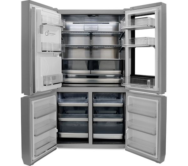 LG SIGNATURE InstaView LSR100 Smart 60 40 Fridge Freezer - Stainless Steel
