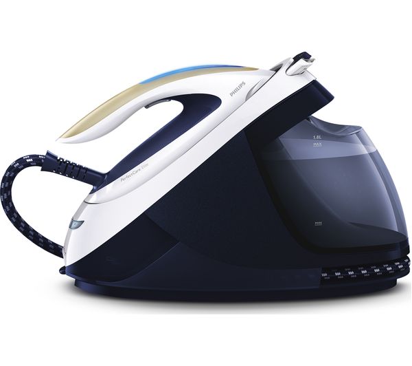 PHILIPS PerfectCare Elite GC9630 20 Steam Generator Iron - Navy & White