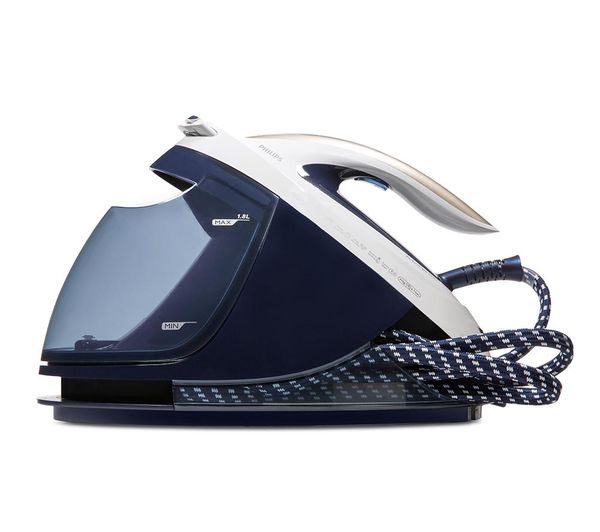PHILIPS PerfectCare Elite GC9630 20 Steam Generator Iron - Navy & White