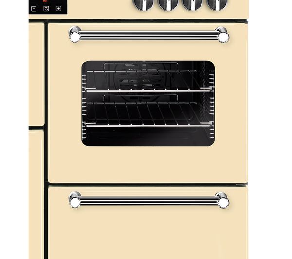 BELLING Kensington 100DFT Dual Fuel Range Cooker - Cream & Chrome