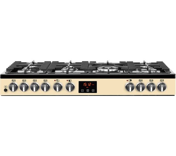 BELLING Kensington 100DFT Dual Fuel Range Cooker - Cream & Chrome