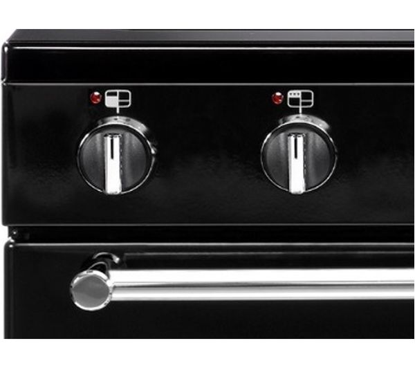 BELLING Kensington 100Ei Electric Induction Range Cooker - Black & Chrome