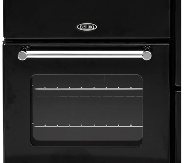 BELLING Kensington 100E Electric Ceramic Range Cooker - Black & Chrome