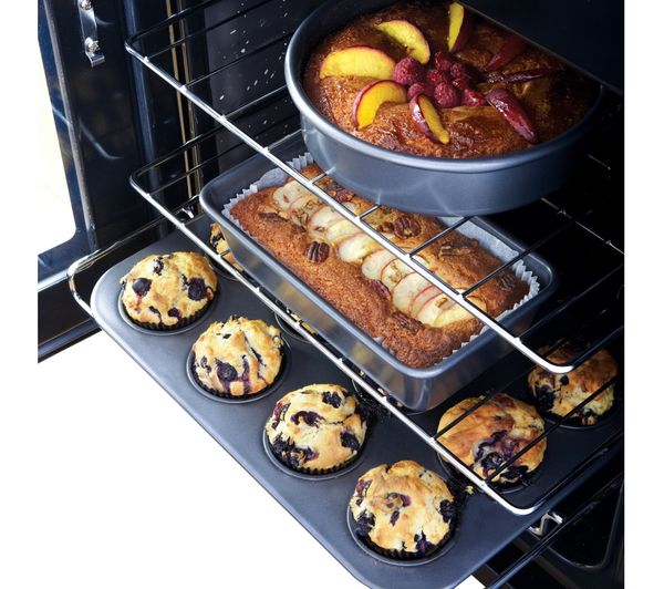 RANGEMASTER Kitchener 90 Electric Ceramic Range Cooker - Black