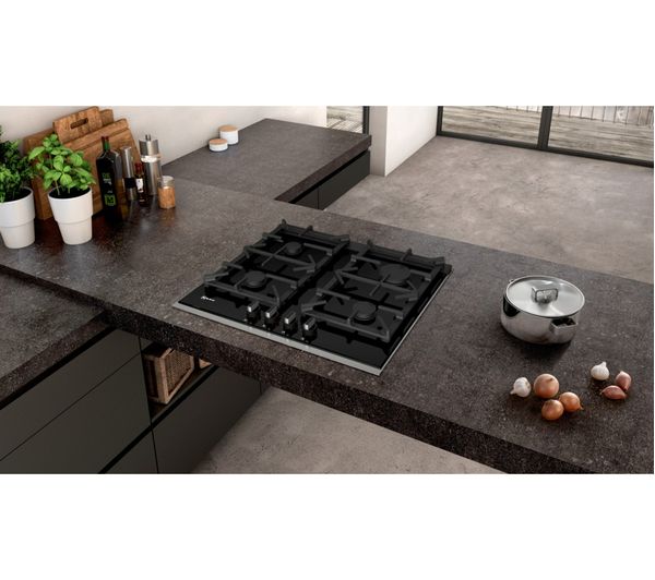 NEFF N90 T26TA49N0 61 cm Gas Hob - Black
