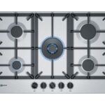 NEFF N70 T27DS59N0 75 cm Gas Hob - Stainless Steel