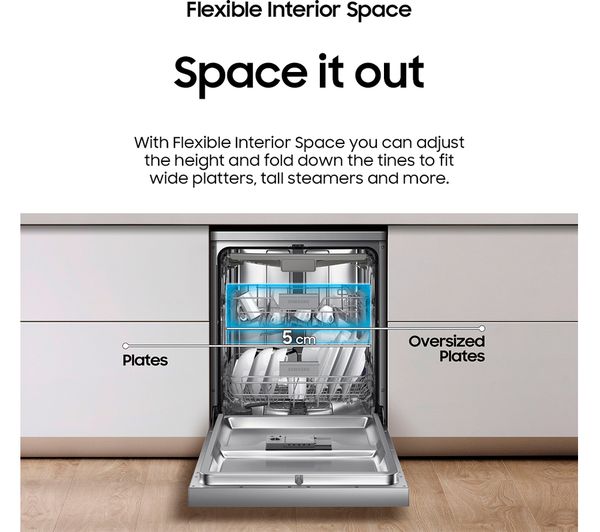 SAMSUNG Series 6 DW60M6040BB EU Full-size Integrated Dishwasher