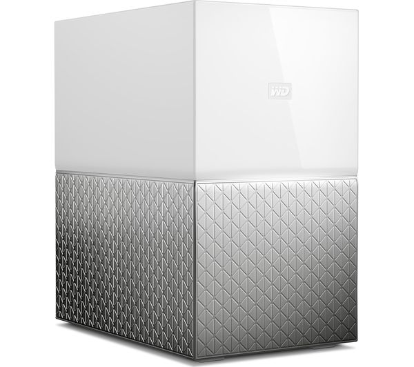 WD My Cloud Home Duo NAS Drive - 6 TB White