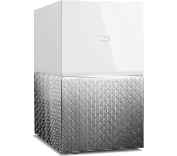 WD My Cloud Home Duo NAS Drive - 6 TB White