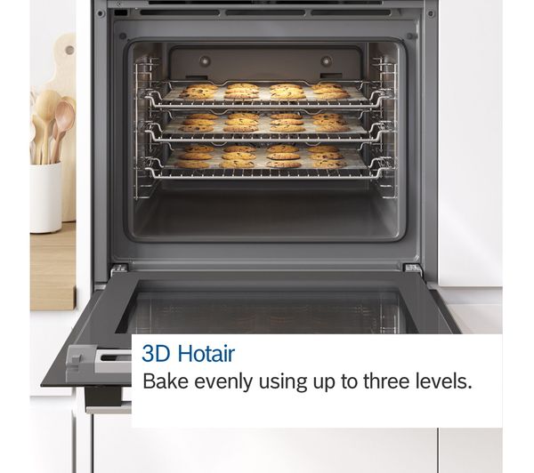 BOSCH Series 4 HBS534BS0B Electric Oven - Stainless Steel
