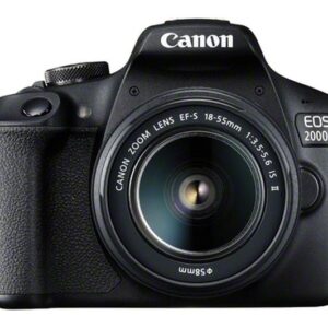 CANON EOS 2000D DSLR Camera with EF-S 18-55 mm f 3.5-5.6 IS II Lens