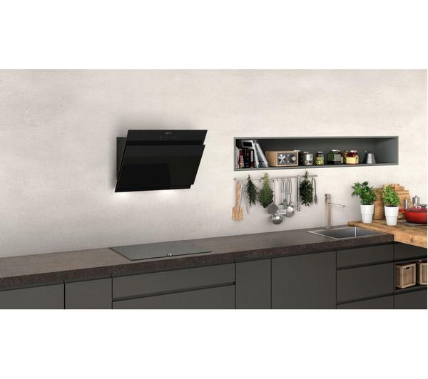 NEFF N50 D65IHM1S0B Chimney Cooker Hood - Black