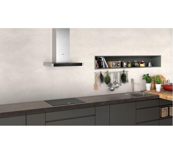 NEFF N50 D64BHM1N0B Chimney Cooker Hood - Stainless Steel