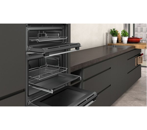 NEFF N50 U1ACE5HN0B Electric Double Oven - Stainless Steel