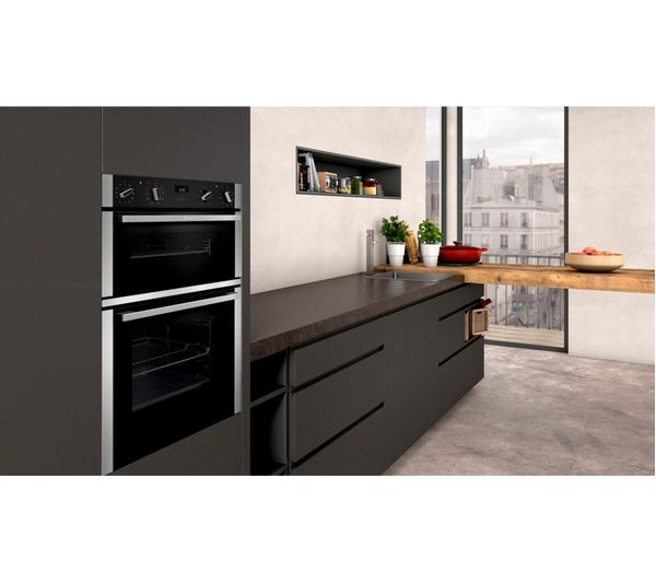 NEFF N50 U1ACE5HN0B Electric Double Oven - Stainless Steel