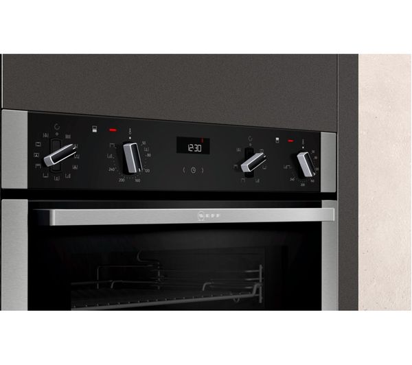 NEFF N50 U1ACE5HN0B Electric Double Oven - Stainless Steel