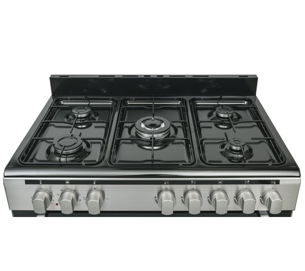 LOGIK LFTG90X18 90 cm Dual Fuel Range Cooker – Stainless Steel