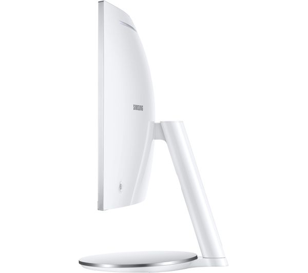 SAMSUNG LC34J791WTPXXU Quad HD 34" Curved LED Monitor - White & Silver