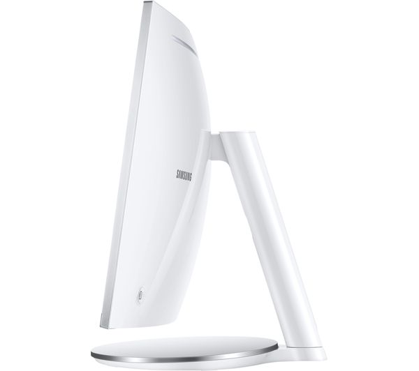 SAMSUNG LC34J791WTPXXU Quad HD 34" Curved LED Monitor - White & Silver