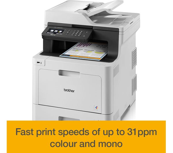 BROTHER MFC-L8690CDW All-in-One Wireless Laser Colour Printer with Fax