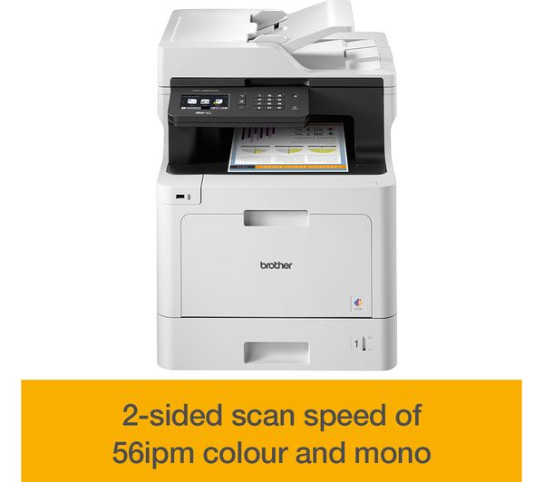 BROTHER MFC-L8690CDW All-in-One Wireless Laser Colour Printer with Fax