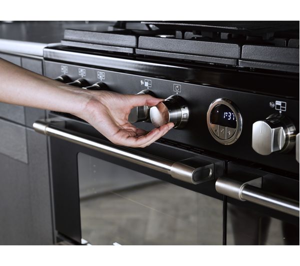 STOVES Richmond S900DF CC 90 cm Dual Fuel Range Cooker - Black