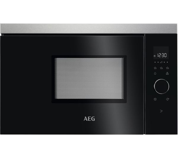 AEG MBB1756SEM Built-in Solo Microwave - Black & Stainless Steel