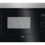 AEG MBE2658SEM Built-in Solo Microwave - Black & Stainless Steel