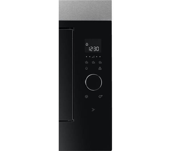 AEG MBE2658SEM Built-in Solo Microwave - Black & Stainless Steel