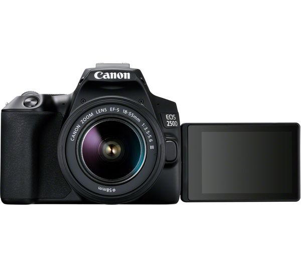 CANON EOS 250D DSLR Camera with EF-S 18-55 mm f 3.5-5.6 III & EF 50 mm f 1.8 STM Lens