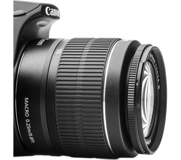 CANON EOS 250D DSLR Camera with EF-S 18-55 mm f 3.5-5.6 III & EF 50 mm f 1.8 STM Lens