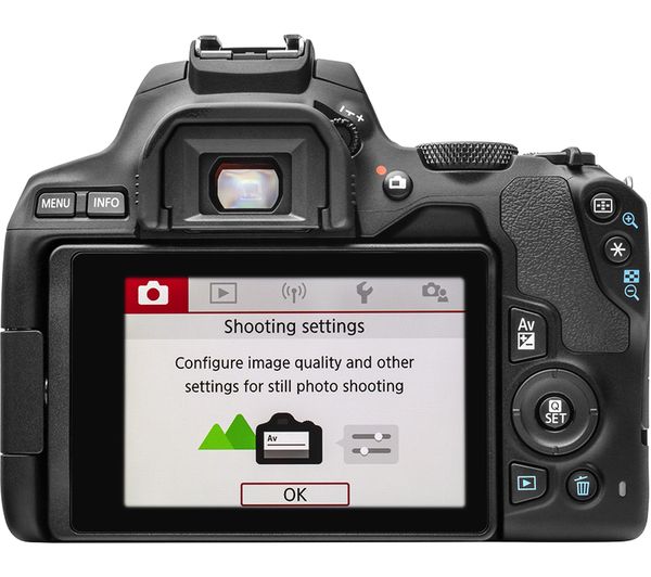 CANON EOS 250D DSLR Camera with EF-S 18-55 mm f 3.5-5.6 III & EF 50 mm f 1.8 STM Lens