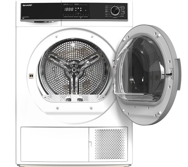 SHARP KD-HHH9S7GW2-EN 9 kg Heat Pump Tumble Dryer - White