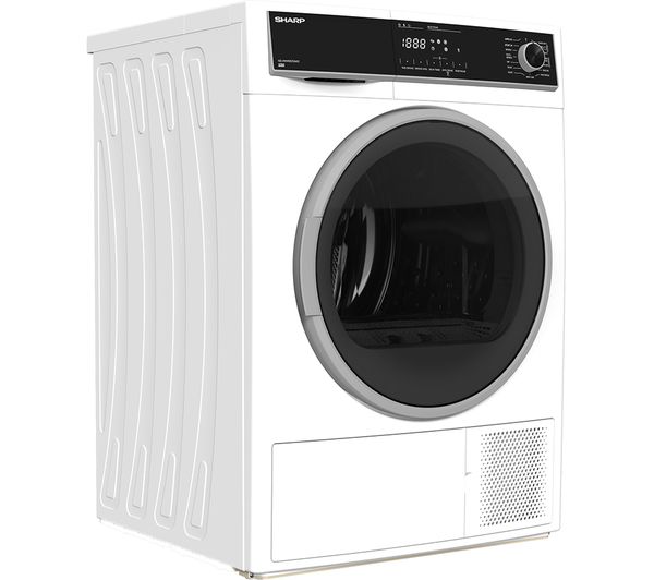 SHARP KD-HHH9S7GW2-EN 9 kg Heat Pump Tumble Dryer - White