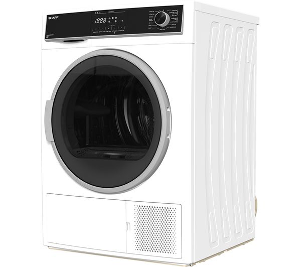 SHARP KD-HHH9S7GW2-EN 9 kg Heat Pump Tumble Dryer - White