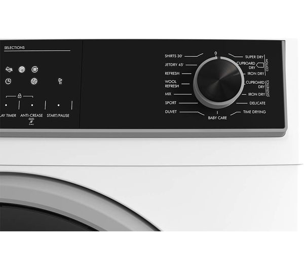 SHARP KD-HHH8S7GW2-EN 8 kg Heat Pump Tumble Dryer - White