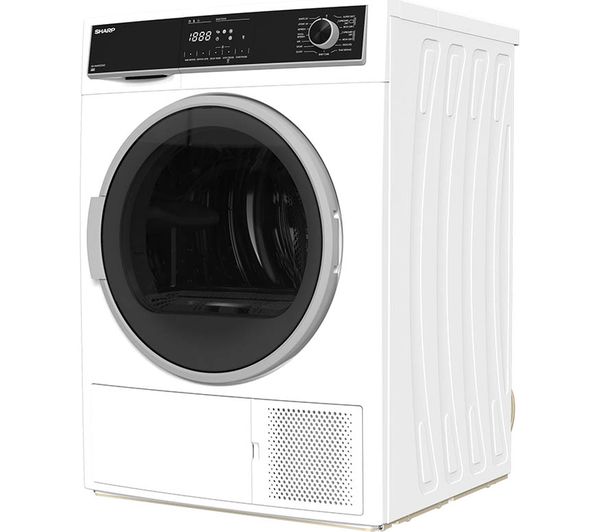 SHARP KD-HHH8S7GW2-EN 8 kg Heat Pump Tumble Dryer - White