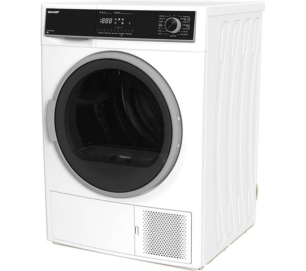 SHARP KD-HHH8S7GW2-EN 8 kg Heat Pump Tumble Dryer - White