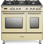 KENWOOD CK435CR 90 cm Dual Fuel Range Cooker - Cream & Stainless Steel