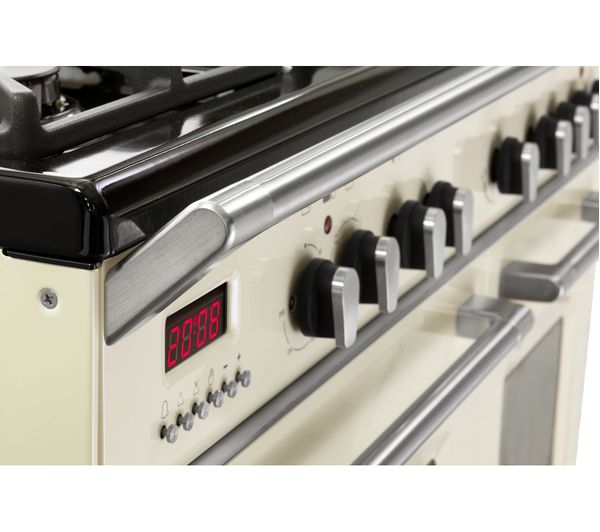 KENWOOD CK435CR 90 cm Dual Fuel Range Cooker - Cream & Stainless Steel