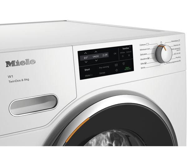 MIELE W1 TwinDos WWG 660 WCS WiFi-enabled 9 kg 1400 Spin Washing Machine - White