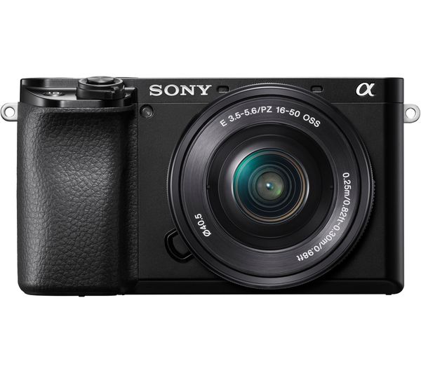 SONY a6100 Mirrorless Camera with E PZ 16-50 mm f 3.5-5.6 OSS Lens