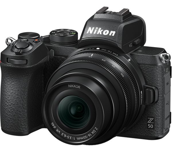 NIKON Z 50 Mirrorless Camera with NIKKOR Z DX 50-250 mm f 4.5-6.3 VR & 16-50 mm f 3.5-6.3 VR Lens